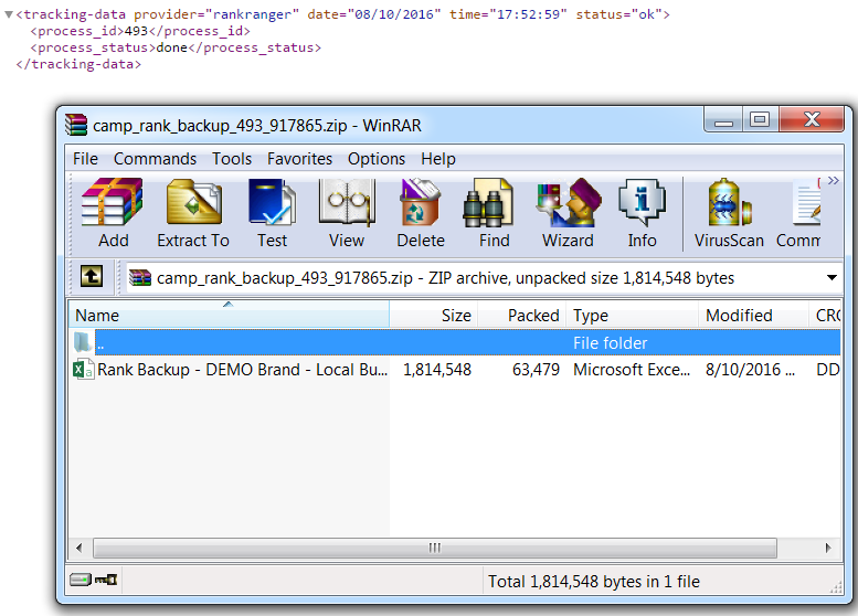 Campaign Domain Metric Export API Download