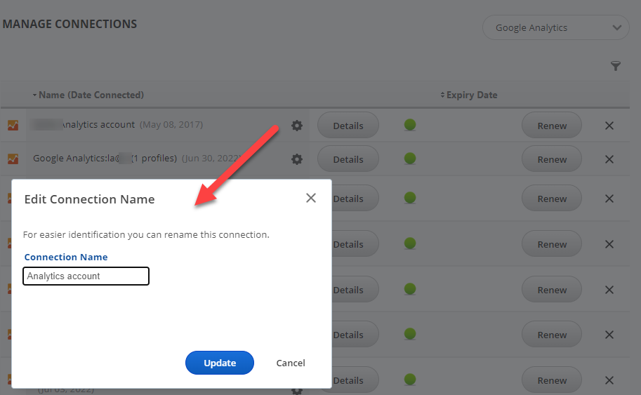 edit authorized connection name