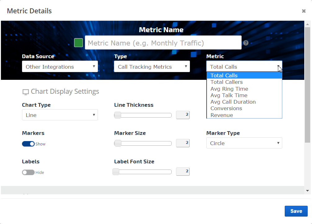 Call Tracking Metrics in Insight Graph