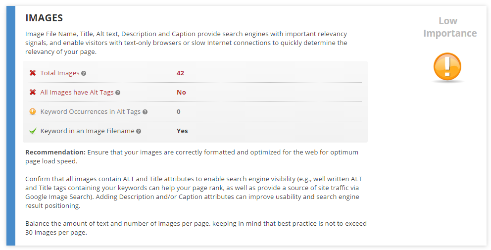 Image ALT Tags for Keyword Optimization