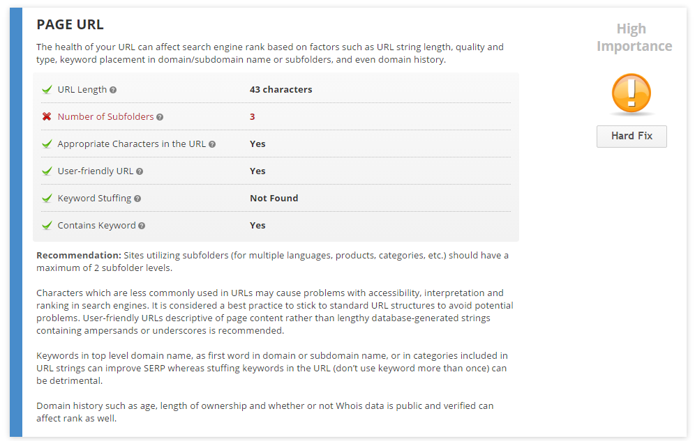 Check the health of your URL