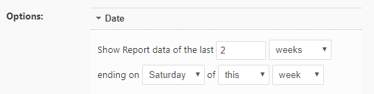 PDF report date rules