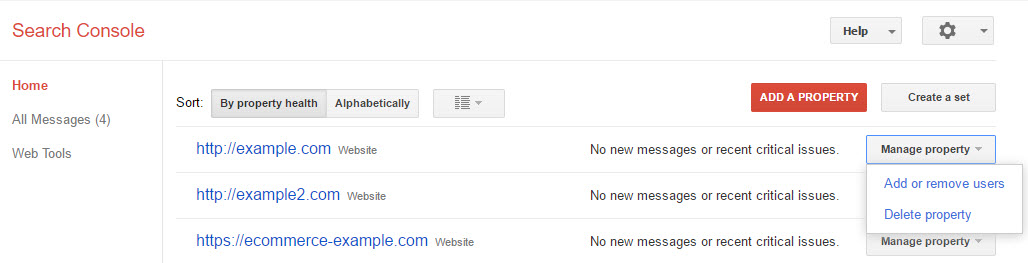 verify search console permissions