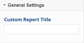 Report Title