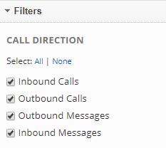 report filters