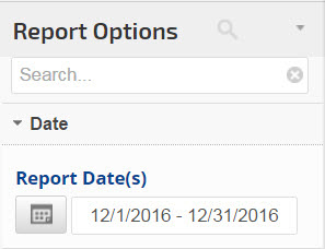 select a report date
