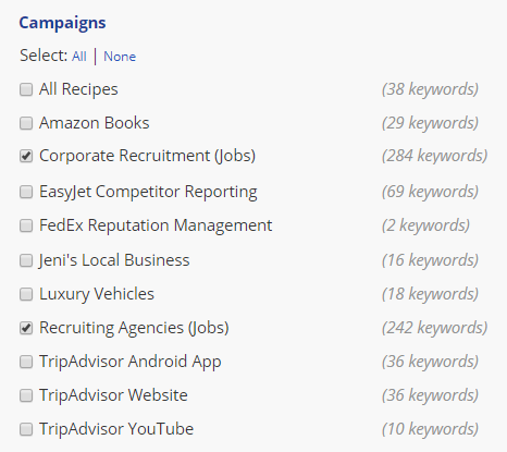 Select Campaigns