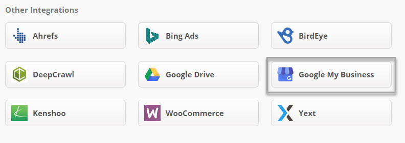 Select Google My Business
