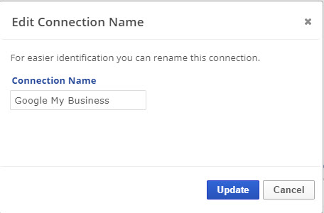 connection name in Rank Ranger
