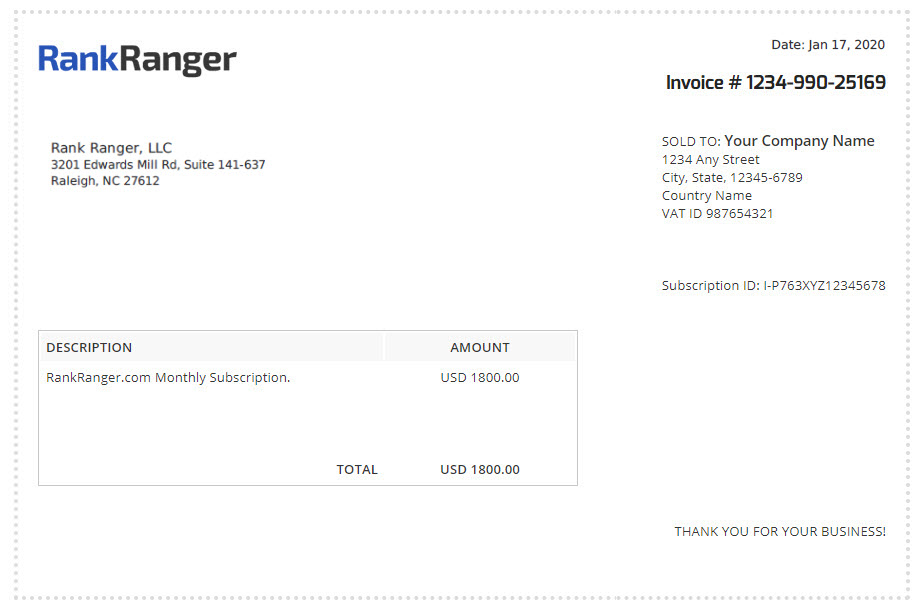 view invoice