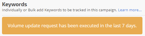 local volume limit reached