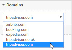 select a domain