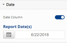 Select a custom Date Range