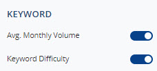 Show or hide report columns