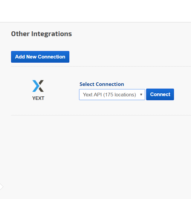 campaign settings Yext integration
