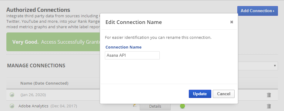 connection name