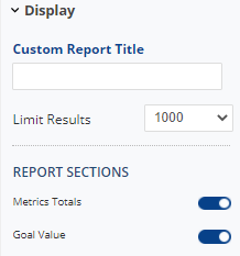 Audience Geo Location Display Settings