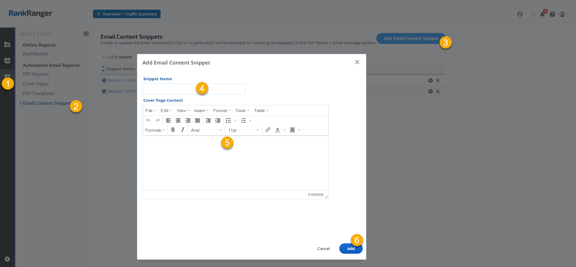 White Label PDF Report Layout Templates