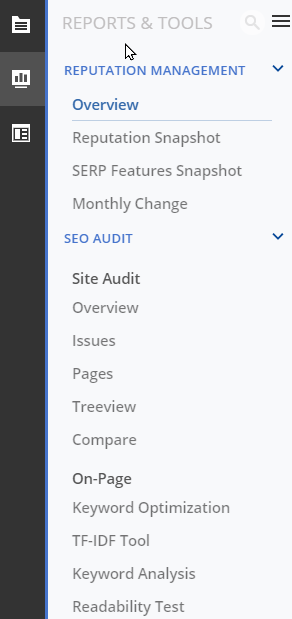 Rank Tracking Reports