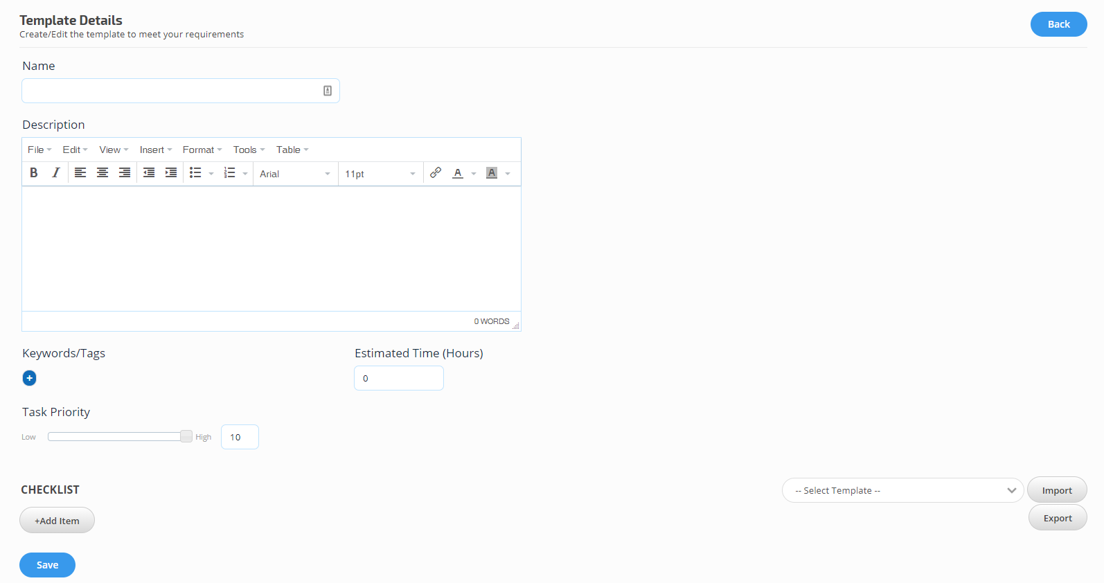 Task Manger Tool - All Tasks