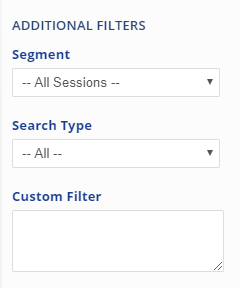 Select an Analytics Segment