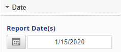 select a date