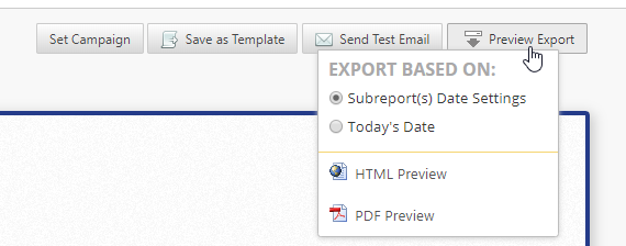 White Label PDF Report completion